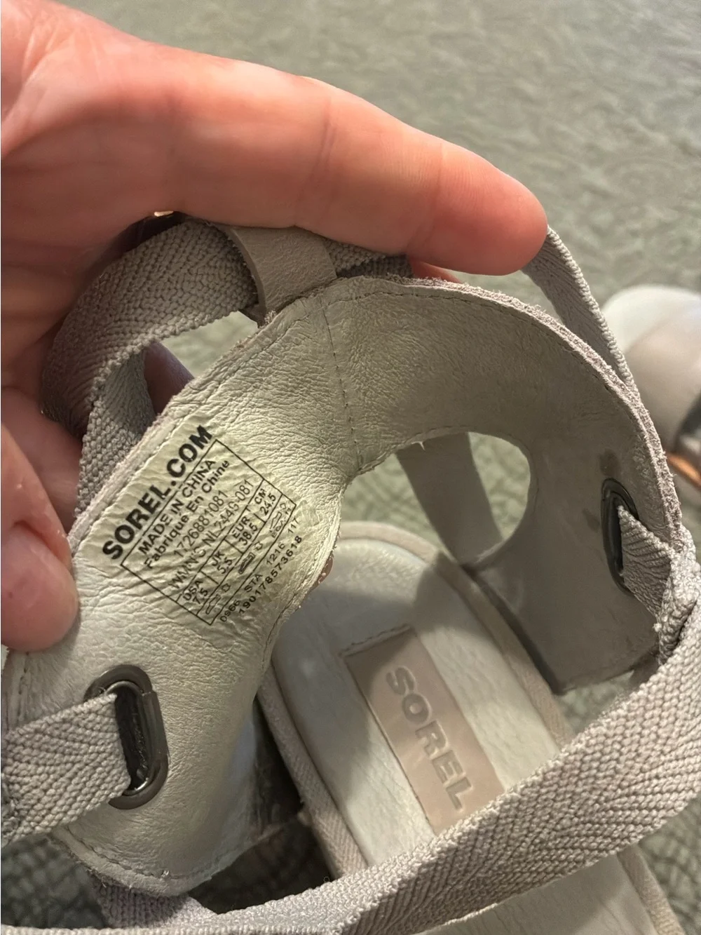 Sorel Women's Wedge Sandals in Light Taupe
